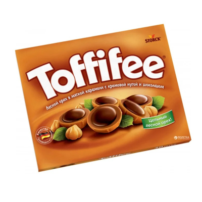 Набор шоколадных конфет Тоффифе 250г к/к Германия