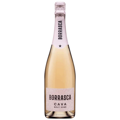 Игристое вино Borrasca Cava Brut Rose, розовое, 0.75л