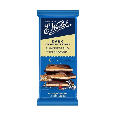Шоколад Е.Ведель темный тирамису 100г пп Польша