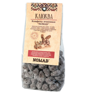 Конфеты номад ячменные 200г пп клюква