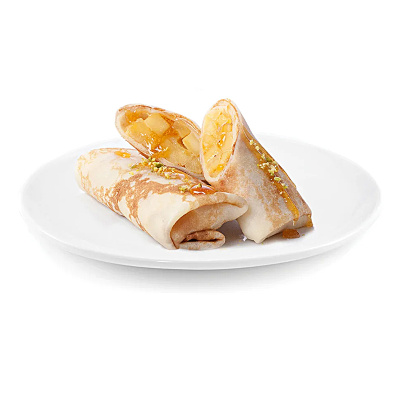 Блины с яблочной начинкой