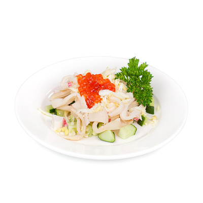 Салат из кальмаров