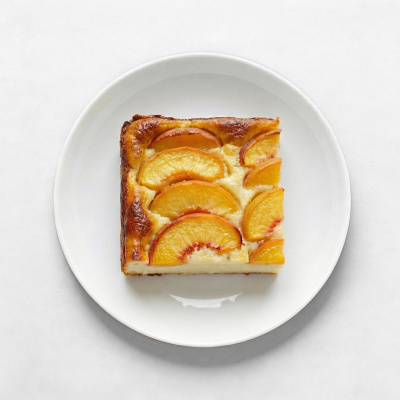 Запеканка творожная с персиками 220г