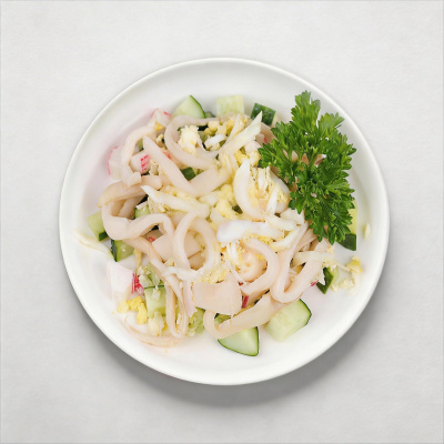 Салат из кальмаров