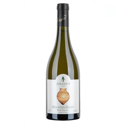 Вино ркацители квеври бел сух 13% 0,75л