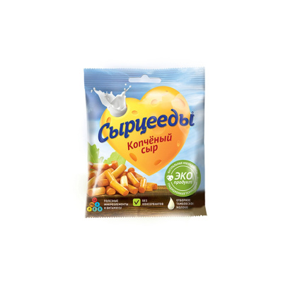 Сыр Сырцееды копченый 23г пп 40шт